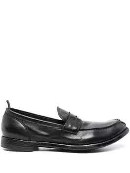 Officine Creative пенни-лоферы, черный