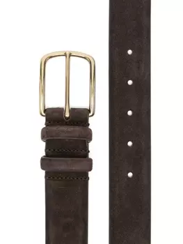 Officine Creative замшевый ремень, коричневый