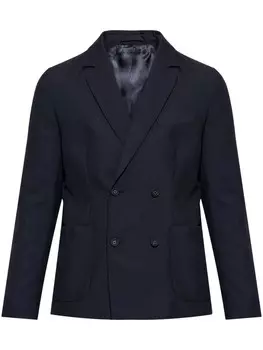 Officine Generale двубортный блейзер, синий