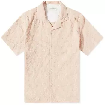 Officine Generale Eren отпускная рубашка с вышивкой