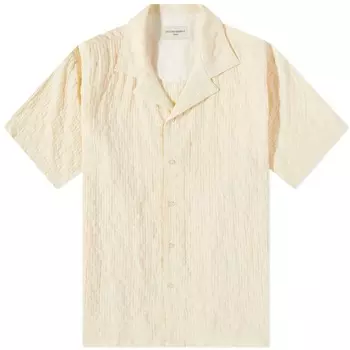 Officine Generale Eren Seersucker Отпускная рубашка, экрю