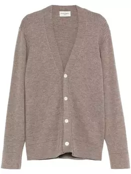 Officine Generale кардиган Miles, коричневый