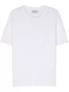 Officine Generale меланжевая футболка, белый