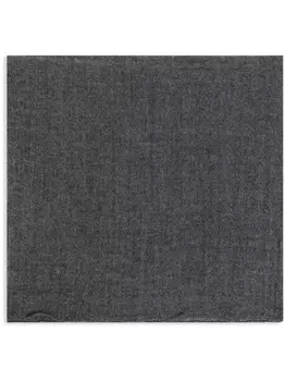 Officine Generale прямоугольный шерстяной шарф, серый