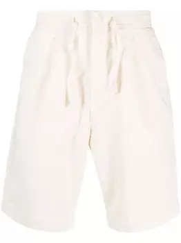 Officine Generale шорты чинос прямого кроя, нейтральный цвет