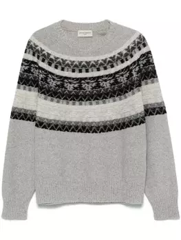 Officine Generale свитер Manolo, серый