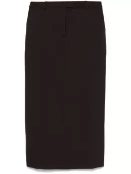 Officine Generale юбка макси Oxana, коричневый