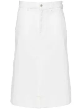 Officine Generale юбка Sidonie, нейтральный цвет