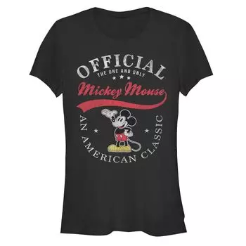 Официальная классическая футболка Disney Mickey для юниоров The One and Only с рисунком американской мыши Licensed Character