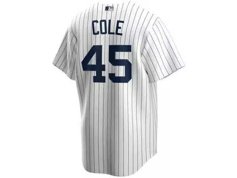 Официальная копия майки игрока new york yankees, мужская - gerrit cole Nike, мульти