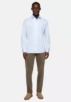 Официальная рубашка BOWLING COLLAR REG FIT Boggi Milano, светло-голубой