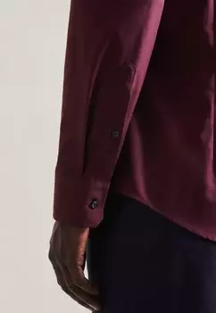 Официальная рубашка KENT SLIM FIT CONTRAST Seidensticker, темно-красный