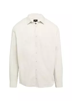 Официальная рубашка REGULAR FIT MIT AUFGESETZTER TASCHE QS, светло-серый