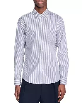 Официальная рубашка Sandro, синий