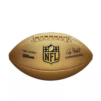 Официальное издание NFL Duke Metallic мяч для американского футбола Wilson, золотой