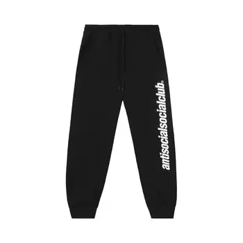 Официальные спортивные штаны Anti Social Social Club, черные