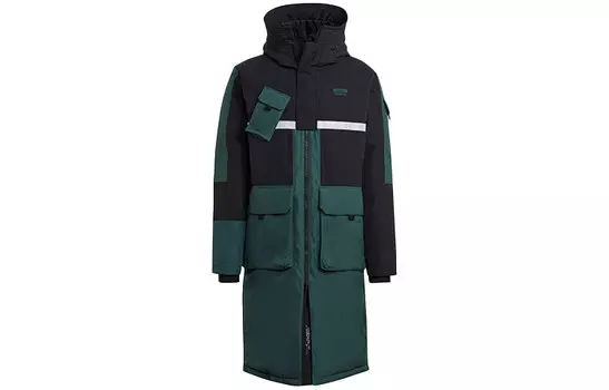 Официальный подлинный мужской пуховик Clover, зеленый Adidas Originals, зеленый
