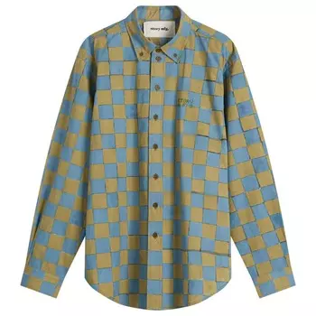 Офисная рубашка Story Mfg., зеленый