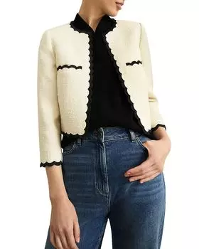 Ограниченная куртка Laskett HOBBS LONDON, слоновая кость/кремовый