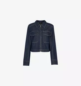 Ограниченная серия джинсовой куртки в стиле вестерн Suzana Whistles, синий