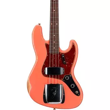 Ограниченная серия Fender Custom Shop '60 Jazz Bass Relic Super Faded Aged Tahitian Coral