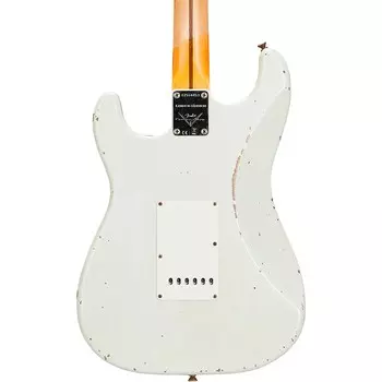 Ограниченная серия Fender Custom Shop Fat '50s Stratocaster Relic, электрогитара цвета состаренной Индии, цвета слоновой кости