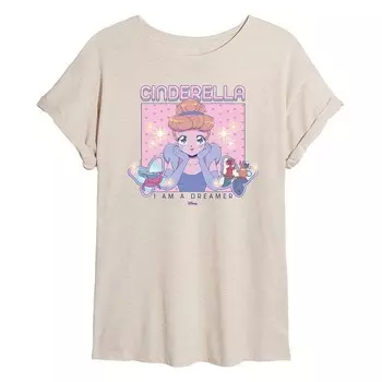 Огромная футболка Disney's Cinderella Juniors I Am A Dreamer Licensed Character, цвет Birch