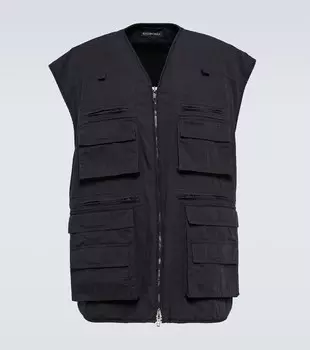 Огромный жилет-карго Balenciaga, синий