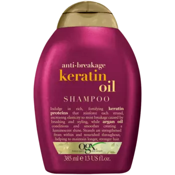Ogx Keratin Oil шампунь против ломкости волос, 385 мл