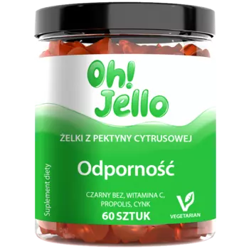 Oh! Jello Odporność пищевая добавка в жевательных резинках, 60 шт/1 упаковка