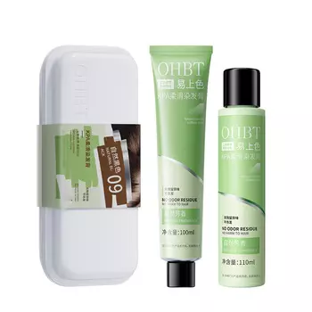 Ohbt Краска для волос / Крем-краска для волос унисекс, KPA Разглаживающая крем-краска для волос (Бордовый/Виноградно-красный 06)