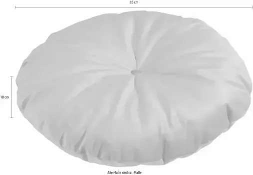 Охлаждающая подушка Max Winzer "Bodo", в 2 размерах 105х18х105 см, 105 см, цвет Samtvelours 20442