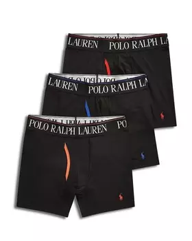Охлаждающие боксеры Polo Ralph Lauren 4D Flex — набор из 3 шт, черный