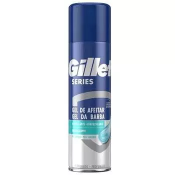 Охлаждающий гель для бритья 200мл Gillette,Series Sensitive Cool