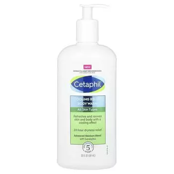 Охлаждающий гель для тела, без отдушек, 20 жидких унций (591 мл) Cetaphil