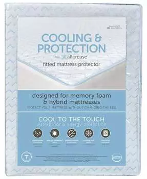 Охлаждающий и защитный чехол для матрасов с эффектом памяти AllerEase, белый