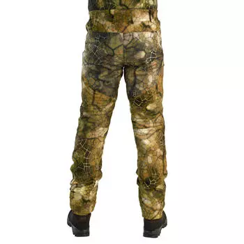 Охотничьи дождевики FURTIV 900 малошумные теплые камуфляжные SOLOGNAC, камуфляж