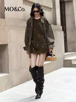 Охотничья куртка Moco, коричнево-зеленый