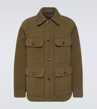 Охотничья шерстяная куртка Lemaire, коричневый