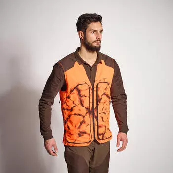 Охотничий жилет SUPERTRACK 900 SOLOGNAC, неоновый оранжевый psa