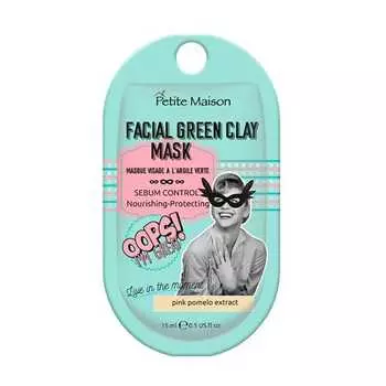 Ой, я молодец! Маска из зеленой глины 15 мл Petite Maison