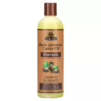 Okay Pure Naturals, Black Jamaican Castor Oil, черное ямайское касторовое масло, шампунь, 355 мл (12 жидк. унций)