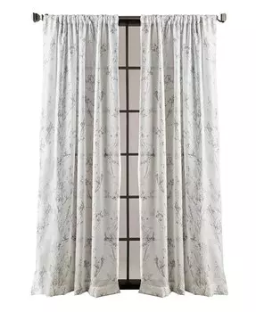 Оконная штора Atlanta Sheer Poletop, состоящая из 2 частей, 96 x 50 дюймов DKNY, серый