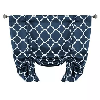 Оконные марлевые кисточки, моющиеся цветочные принты, дизайнерские занавески для фермерского дома, балдахин, товары для дома Topchances, темно-синий