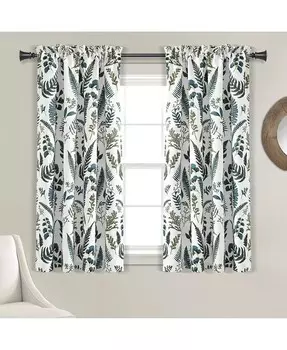 Оконные шторы Devonia Allover со светофильтрами Lush Decor, белый