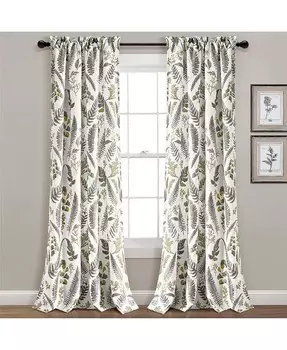 Оконные шторы Devonia Allover со светофильтрами Lush Decor, желтый