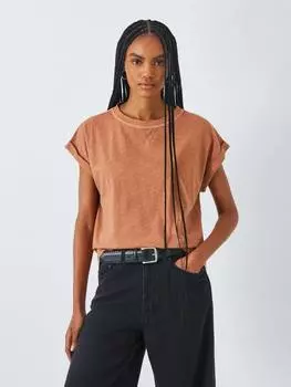 Окрашенная майка для одежды AND/OR, оранжевый