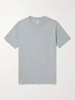 Окрашенная в одежде футболка из органического хлопка и джерси Save Khaki United, легкий деним