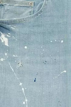 Окрашенные рваные суперскинни джинсы PULL&amp;BEAR