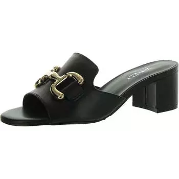 OKSANA женские туфли из искусственной кожи с круглым носком и блочным каблуком VANELi, черный